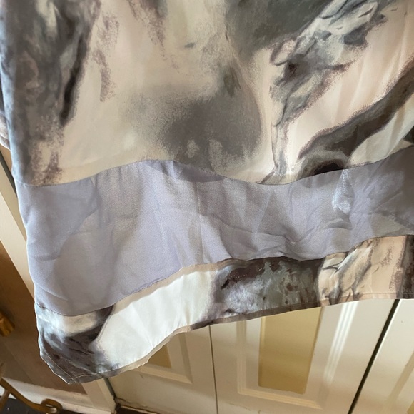 Vera wang spaghetti string and satin asymmertrical band at bottom - Picture 6 of 6